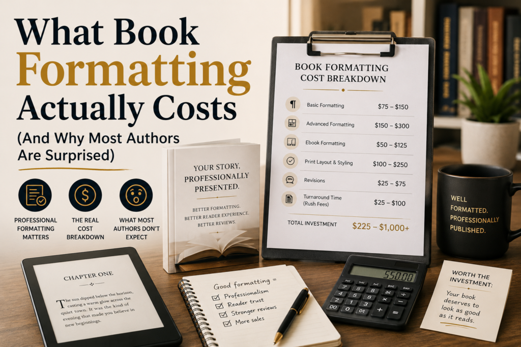 Book formatting cost