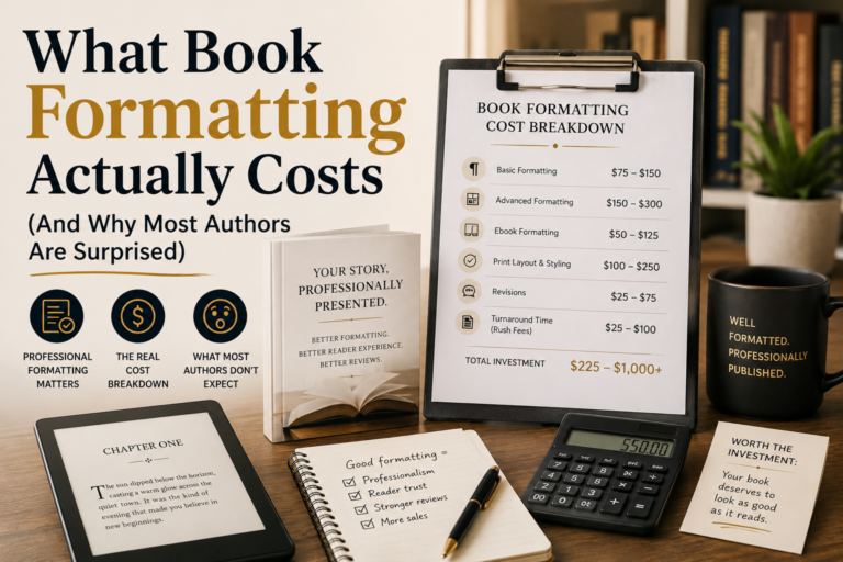 Book formatting cost