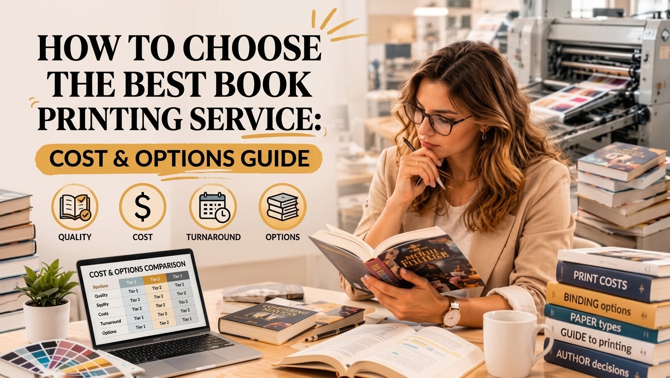 How to Choose the Best Book Printing Service: Cost & Options Guide