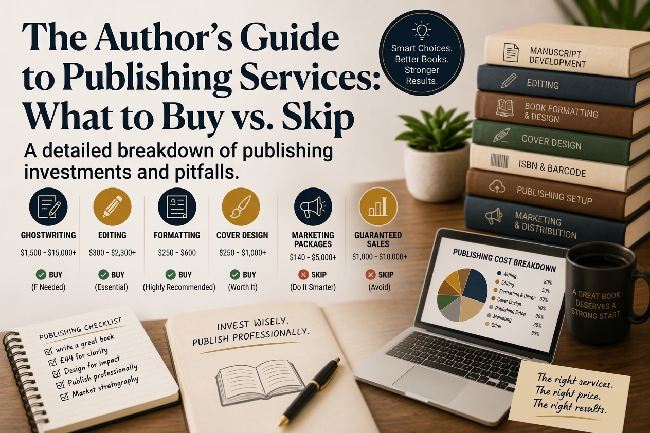 The Author’s Guide to Publishing Services: What to Buy vs. Skip