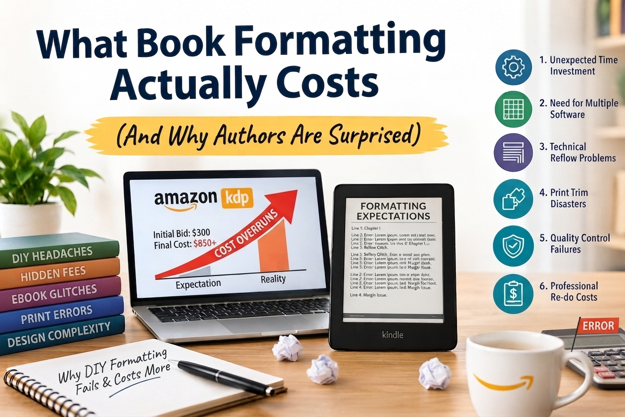 What Book Formatting Actually Costs (And Why Authors Are Surprised)