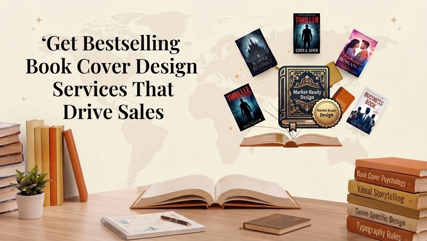 Get Bestselling Book Cover Design Services That Drive Sales