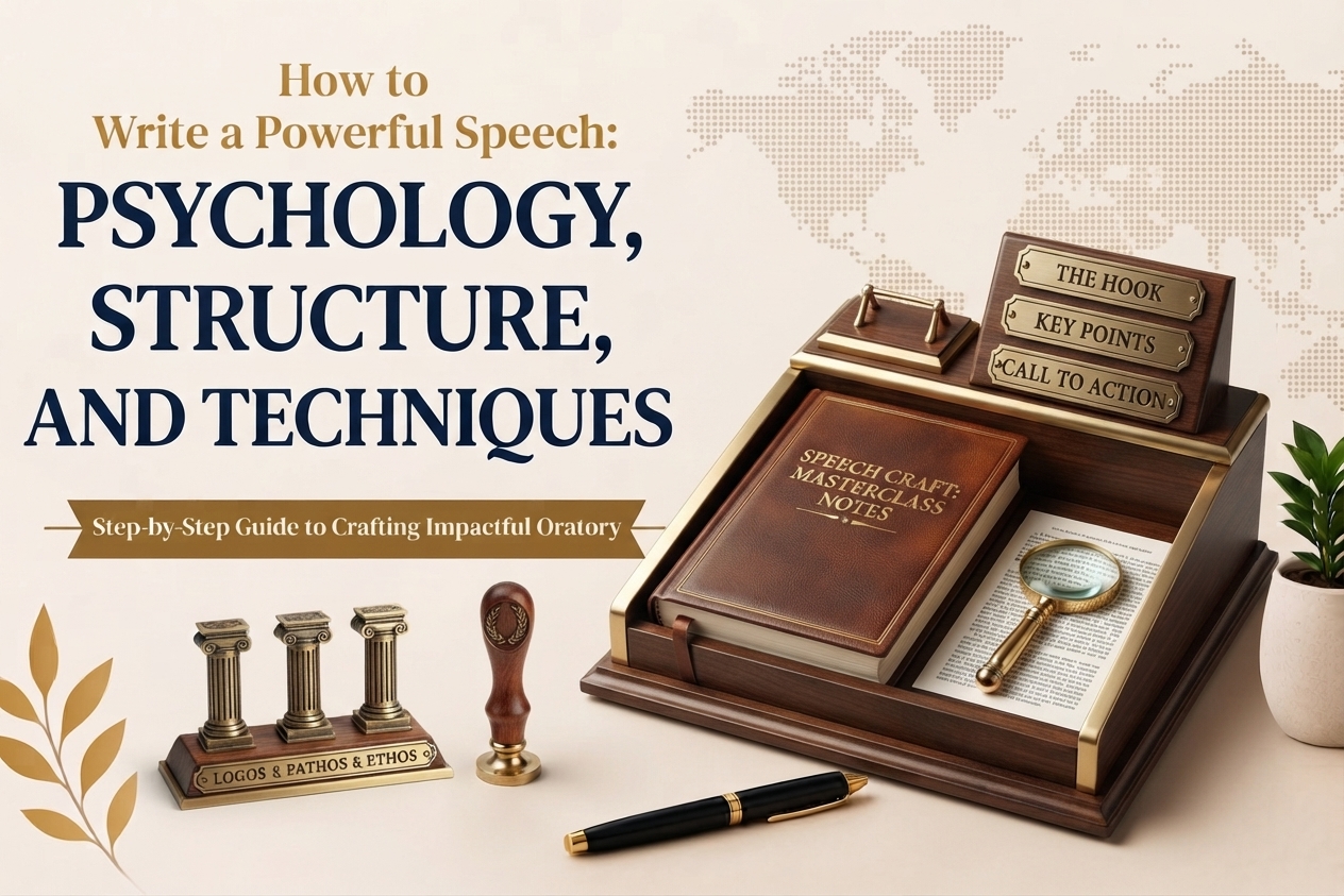 How to Write a Powerful Speech: Psychology, Structure, and Techniques