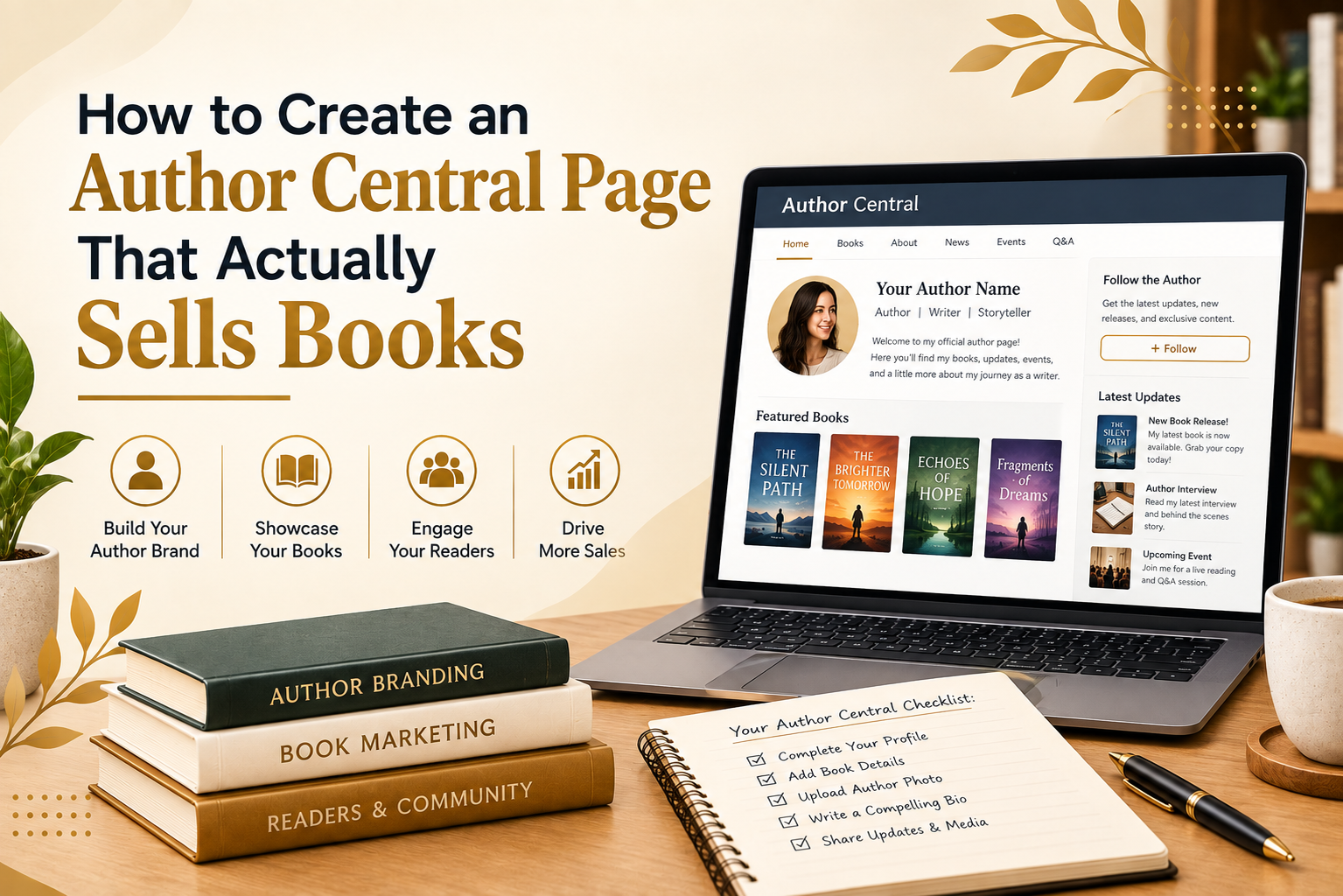 How to Create an Amazon Author Central Page That Actually Sells Books