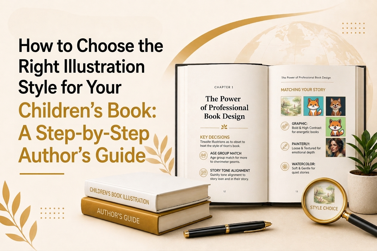 How to Choose the Right Illustration Style for Your Children’s Book: A Step-by-Step Author’s Guide