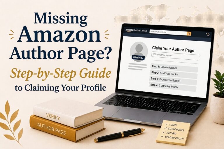 Missing Amazon Author Page
