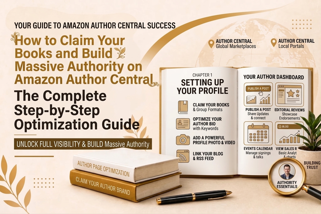 How to Claim Your Books and Build Massive Authority on Amazon Author Central