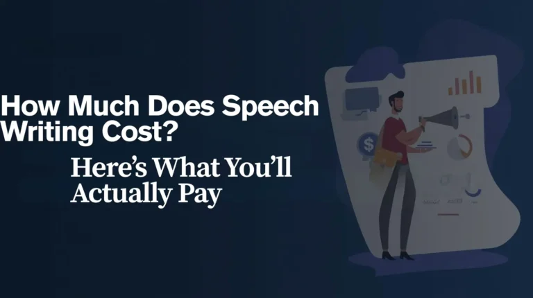 How Much Does Speech Writing Cost