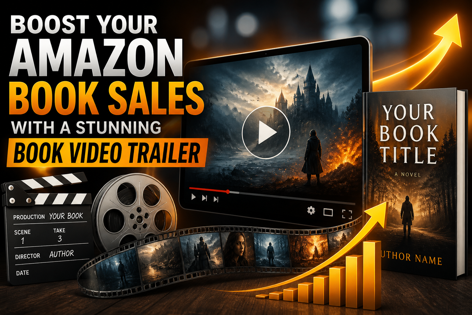 Boost Your Amazon Book Sales with a Stunning Book Video Trailer