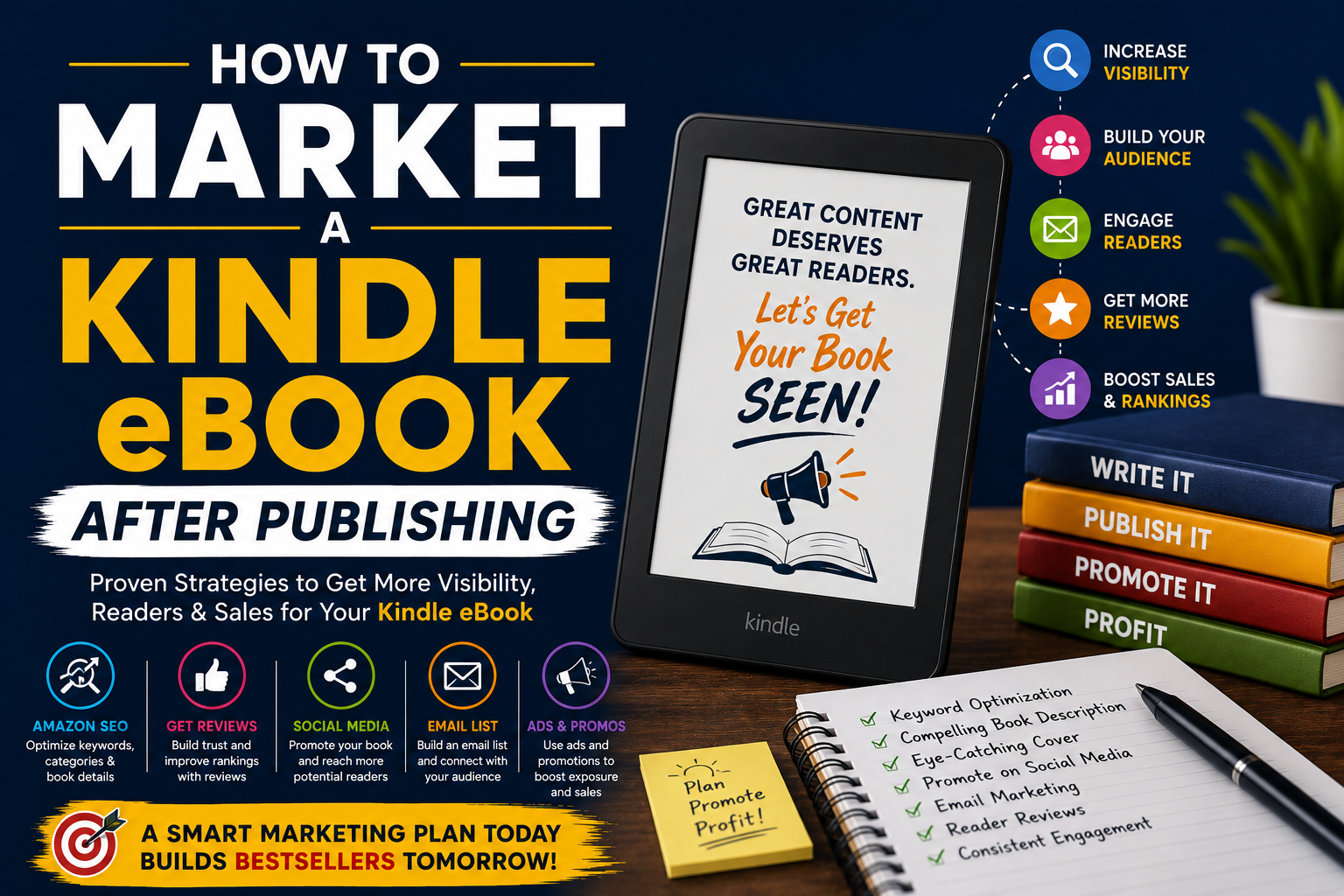 How to Market a Kindle eBook After Publishing