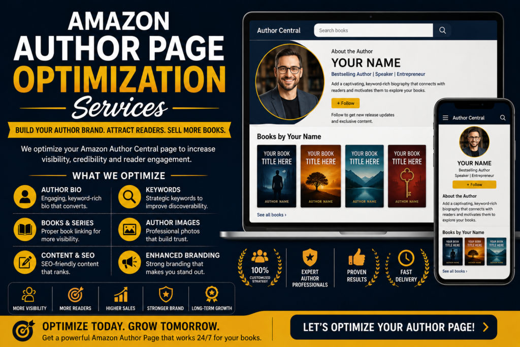 Amazon Author Page Optimization
