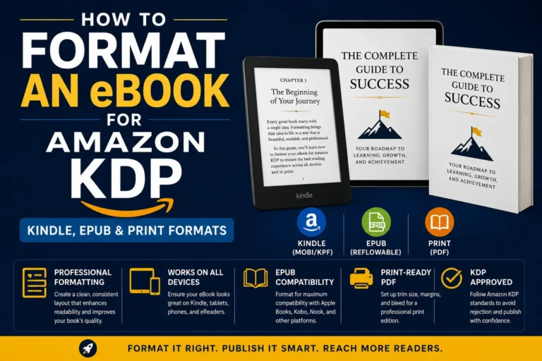 How to Format an eBook for Amazon KDP