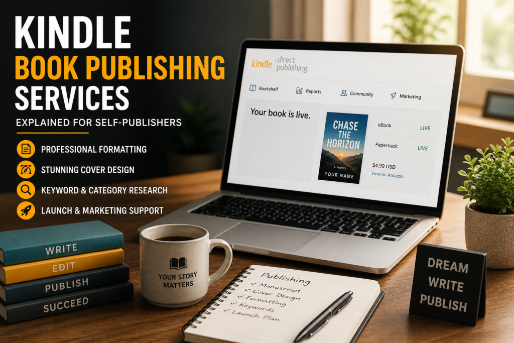Kindle Book Publishing Services Explained for Self-Publishers