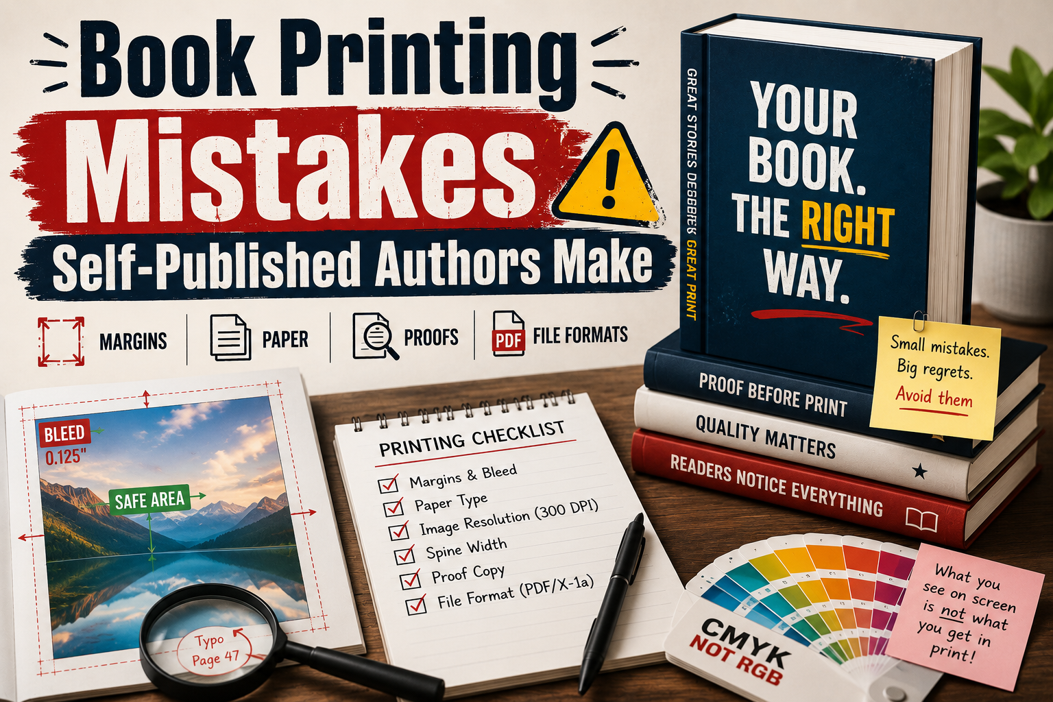 Book Printing Mistakes Self-Published Authors Make