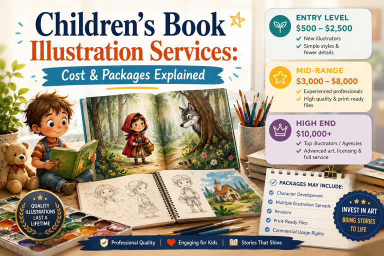 Children's Book Illustration Services Cost & Packages Explained
