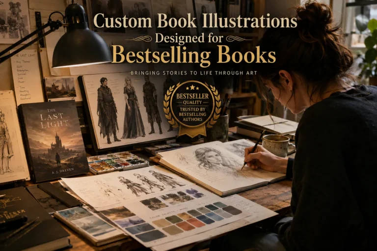 Custom Book Illustrations Designed for Bestselling Books