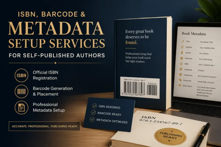ISBN, Barcode & Metadata Setup Services for Self-Published Authors