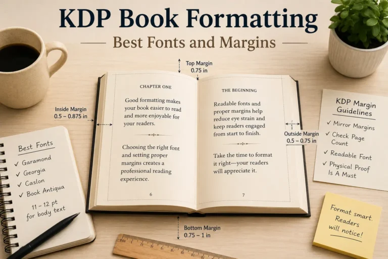 KDP Book Formatting: Best Fonts and Margins