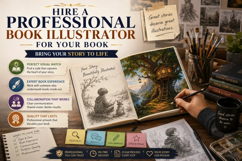 Hire a Professional Book Illustrator for Your Book