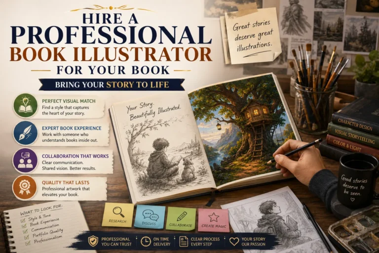 Hire a Professional Book Illustrator for Your Book