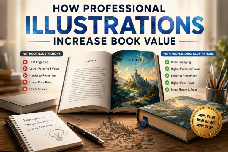 How Professional Illustrations Increase Book Value