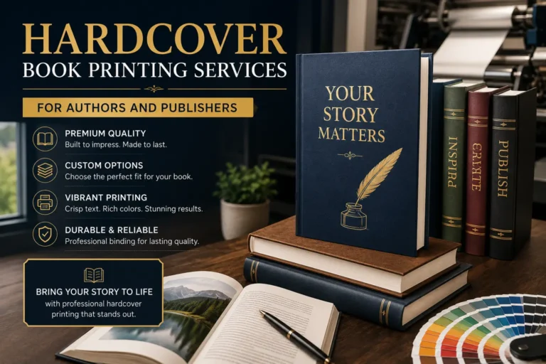 Hardcover Book Printing Services for Authors and Publishers