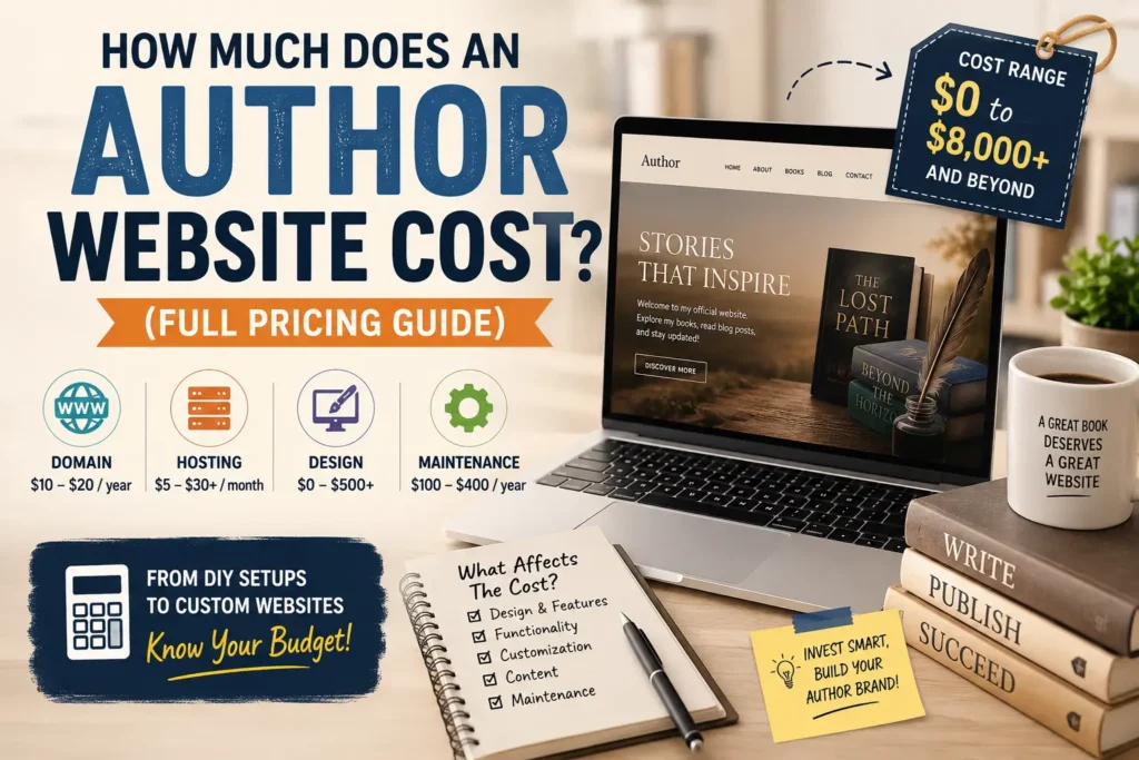 How Much Does an Author Website Cost? (Full Pricing Guide)