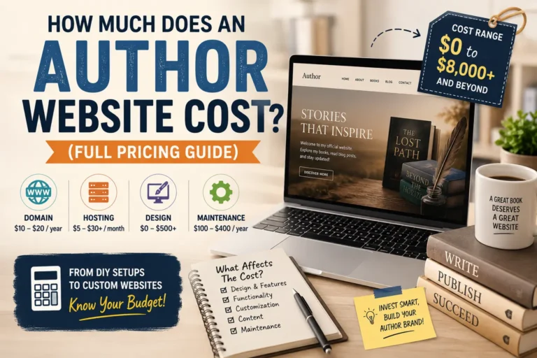 How Much Does an Author Website Cost? (Full Pricing Guide)