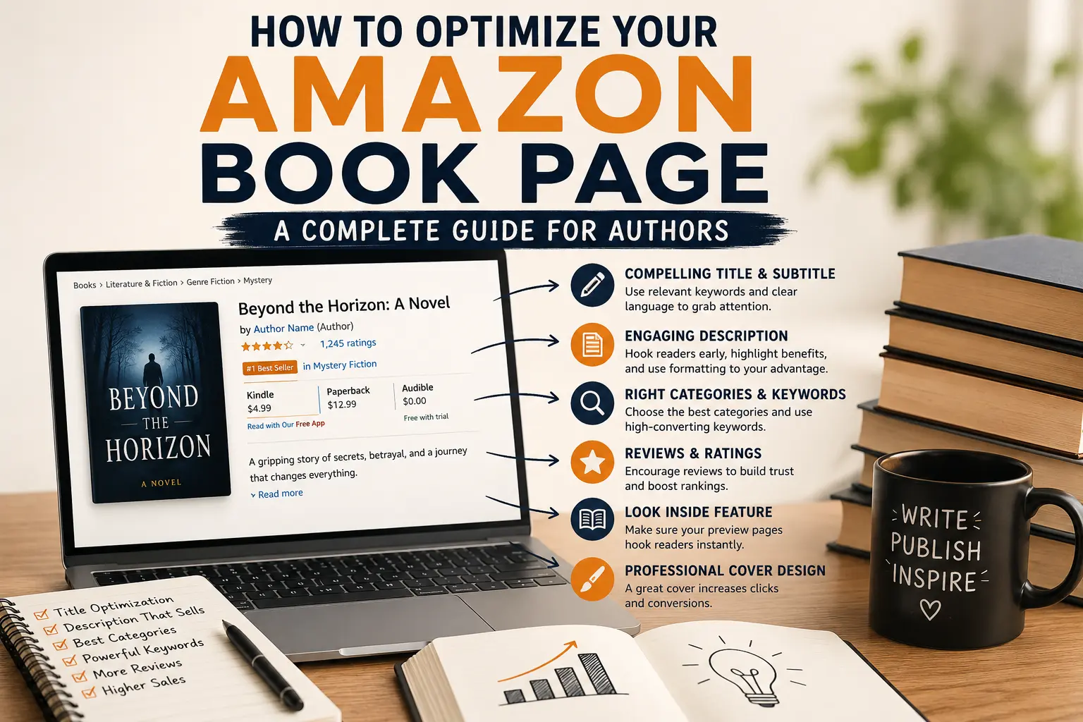 How to Optimize Your Amazon Book Page: A Complete Guide for Authors