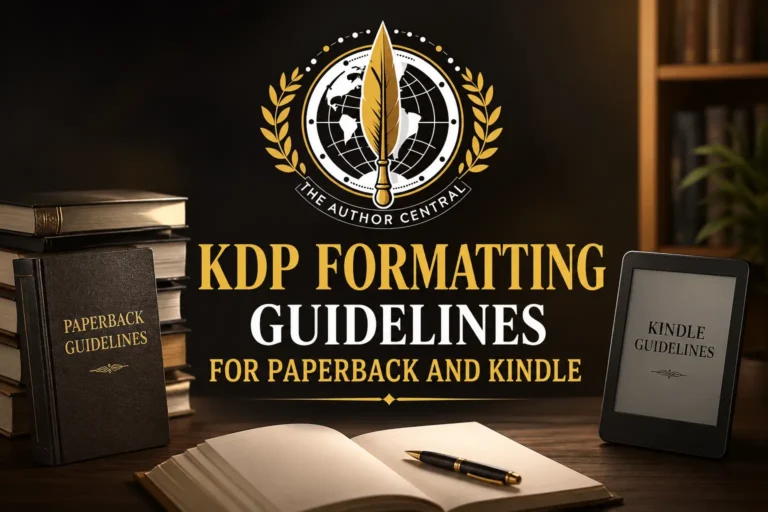 KDP Formatting Guidelines for Paperback and Kindle