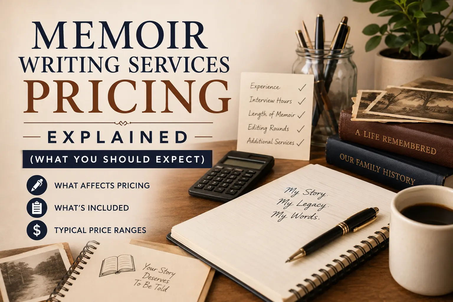 Memoir Writing Services Pricing Explained (What You Should Expect)