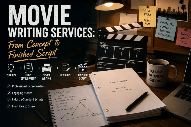 Movie Writing Services: From Concept to Finished Script