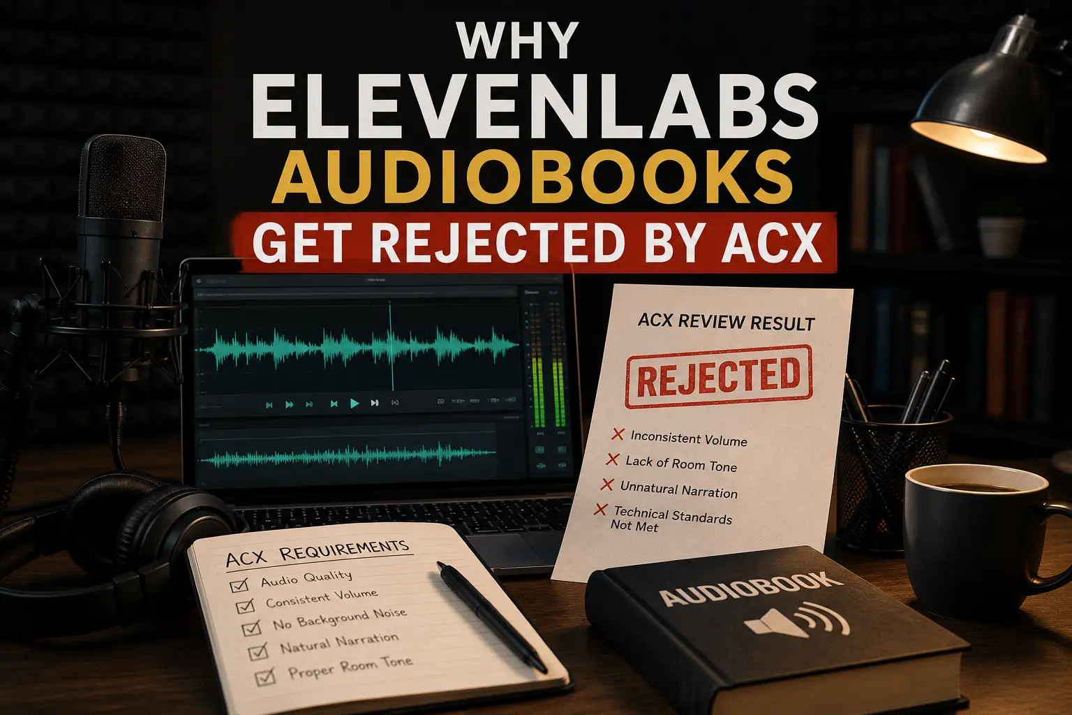 Why ElevenLabs Audiobooks Get Rejected by ACX