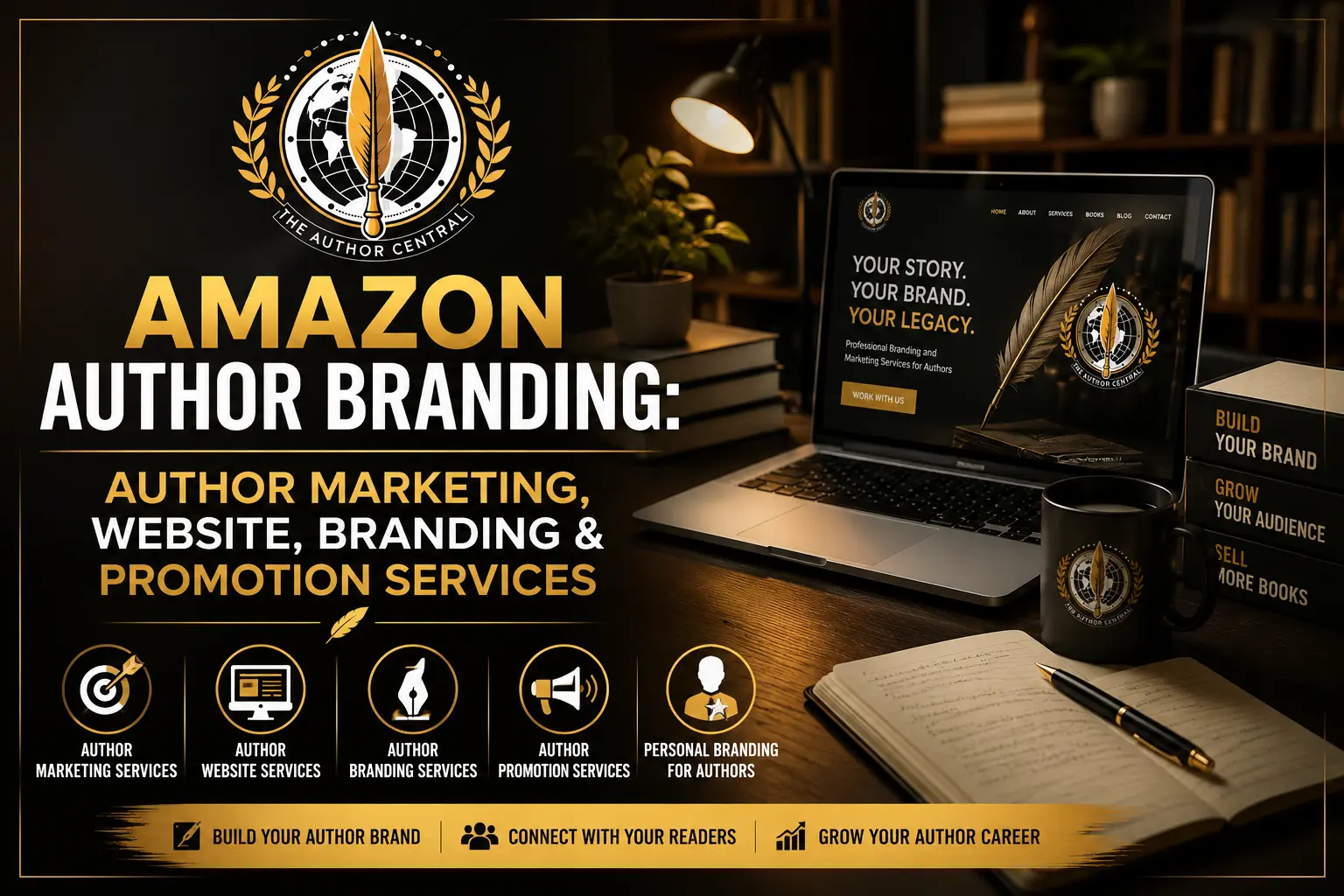 Amazon Author Branding: Author Marketing, Website, Branding & Promotion Services