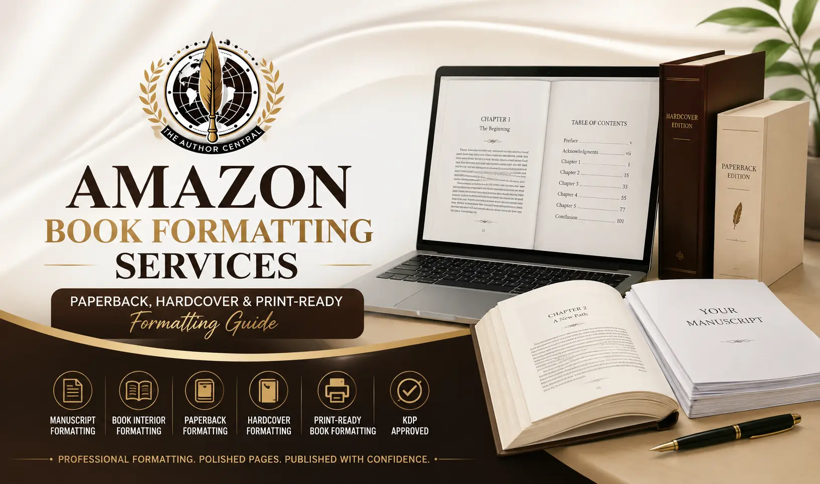 Amazon Book Formatting Services: Paperback, Hardcover & Print-Ready Formatting Guide
