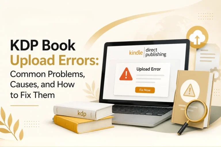 KDP Book Upload Errors: Common Problems, Causes, and How to Fix Them