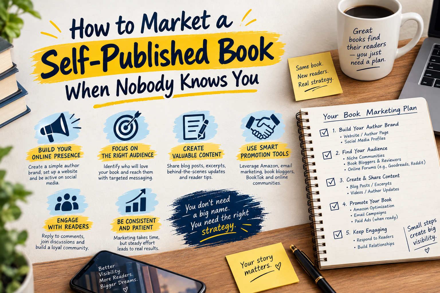 How to Market a Self-Published Book When Nobody Knows You