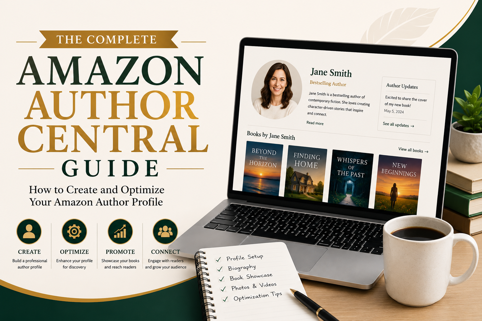The Complete Amazon Author Central Guide: How to Create & Optimize Your Amazon Author Profile