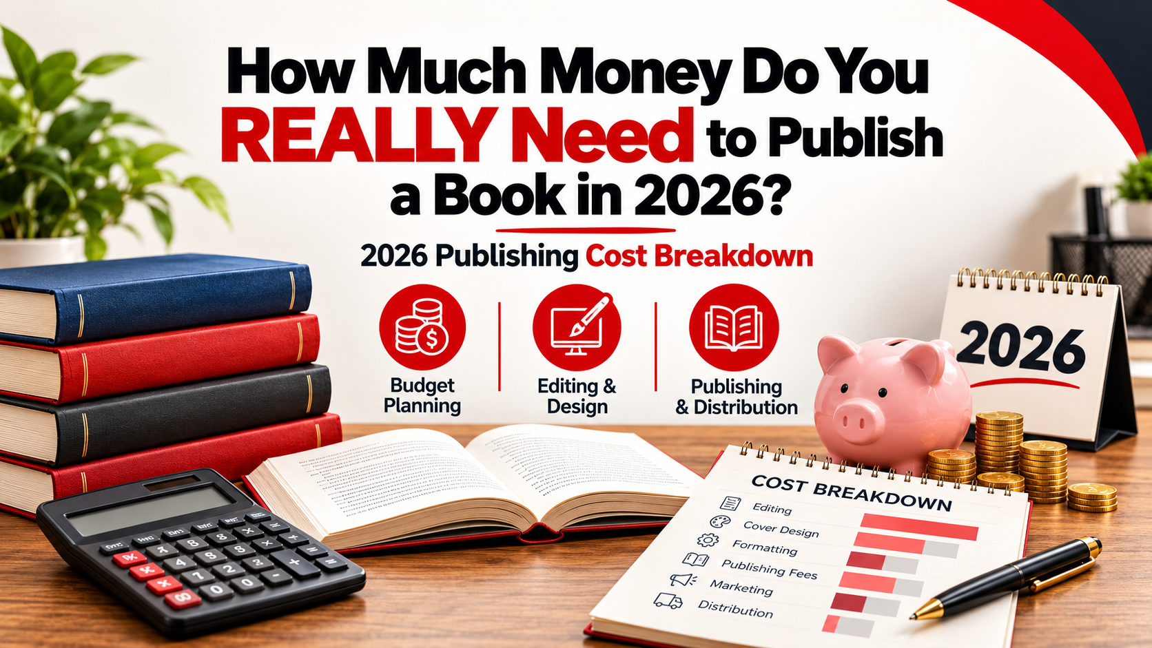 How Much Money Do You REALLY Need to Publish a Book in 2026? [Cost Breakdown]
